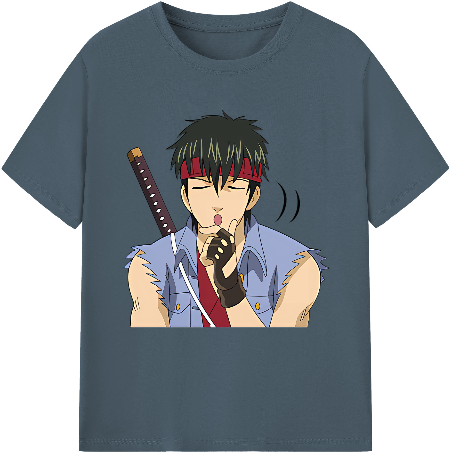 （画像用） ぎんたま 坂田銀時（さかたぎんとき） 神楽 志村新八（しむら しんぱち） GINTAMA Sakata Gintoki Kagura Shimura Shinpachi 綿100％半袖Tシャツ（フロントプリント）
